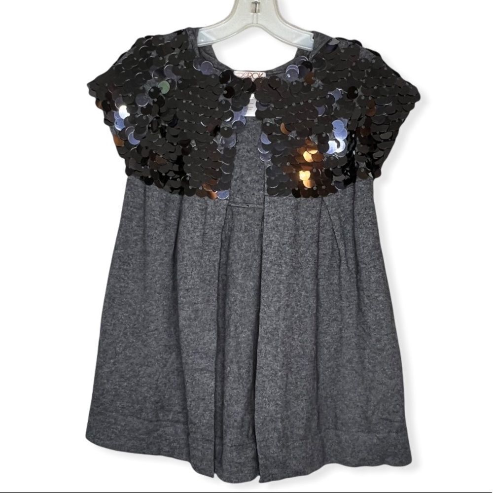 Vintage‎ La ROK Cashmere Blend Hoody Sequin Sweater